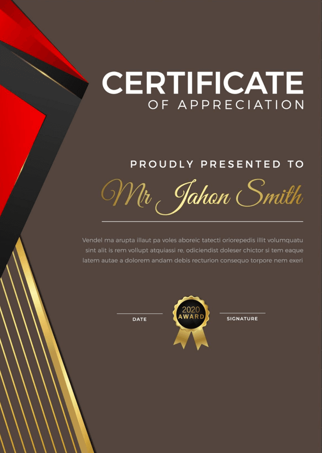 Certificate Image